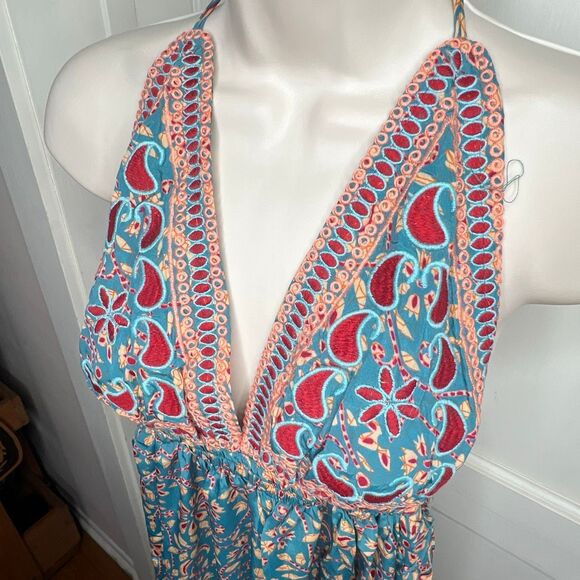 Raga Somewhere In The Paradise Dress Nwt Size Large - Picture 4 of 7